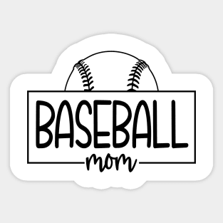 Baseball Mom Shirt Sticker